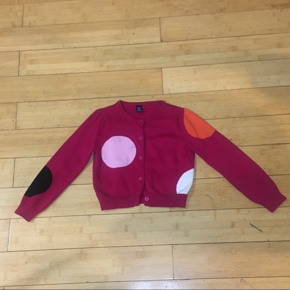 Girls polka dot cardigan - Picture 3 of 3